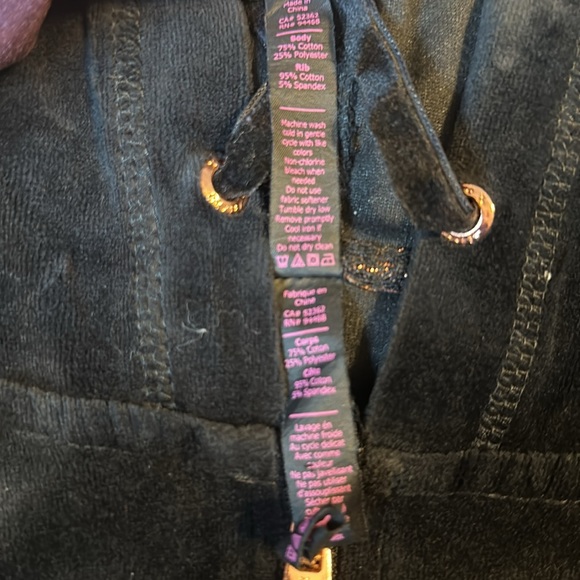 Betsey Johnson Performance Zip Hoodie & Jogger Velour Set - Picture 8 of 13